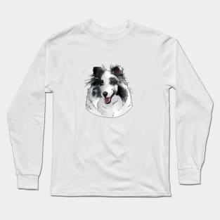 Merle Sheltie Long Sleeve T-Shirt